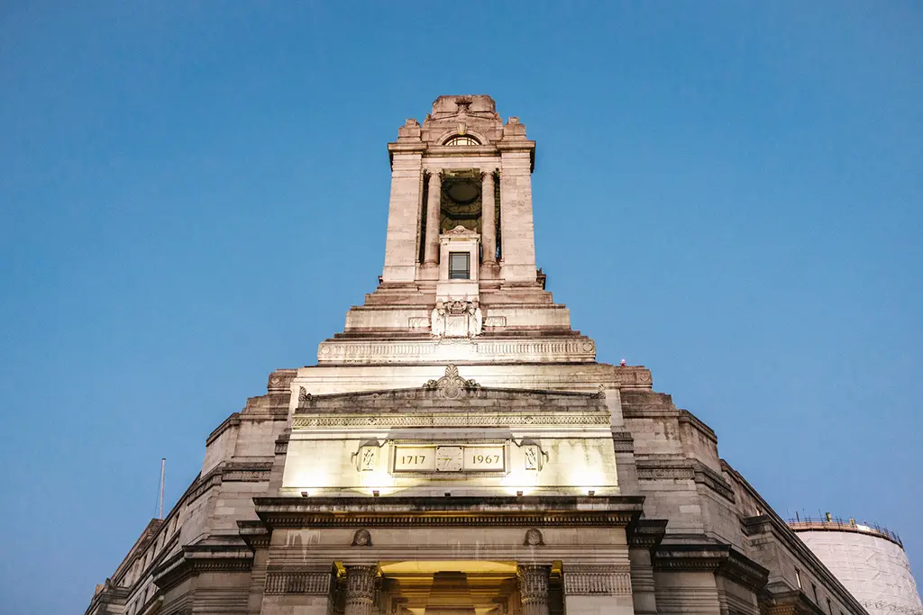 Freemason Hall, the headquarters of the United Grand Lodge of England, showcasing its historic architecture